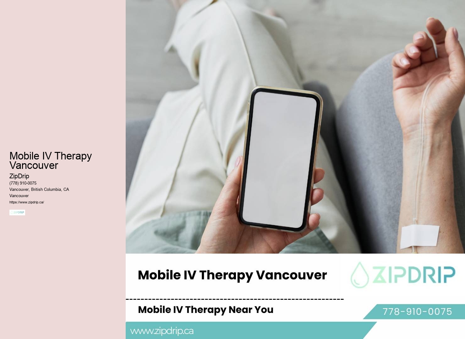 Mobile IV Therapy Vancouver