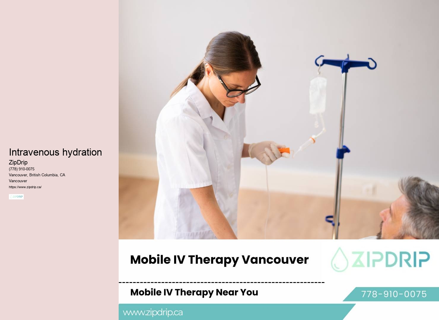 Vancouver IV hydration for sports recovery and performance