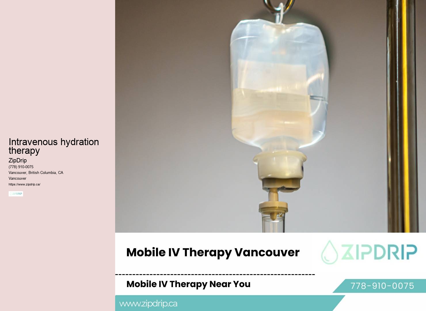 Vancouver IV hydration specialist