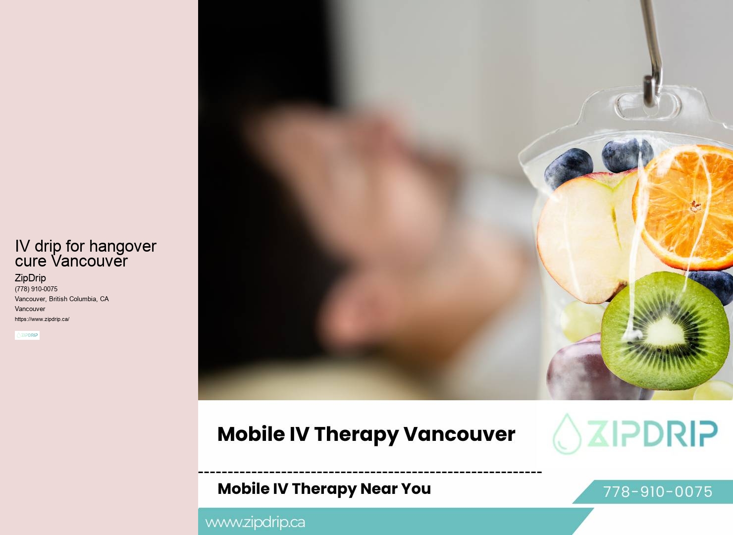 Mobile IV therapy for athletes