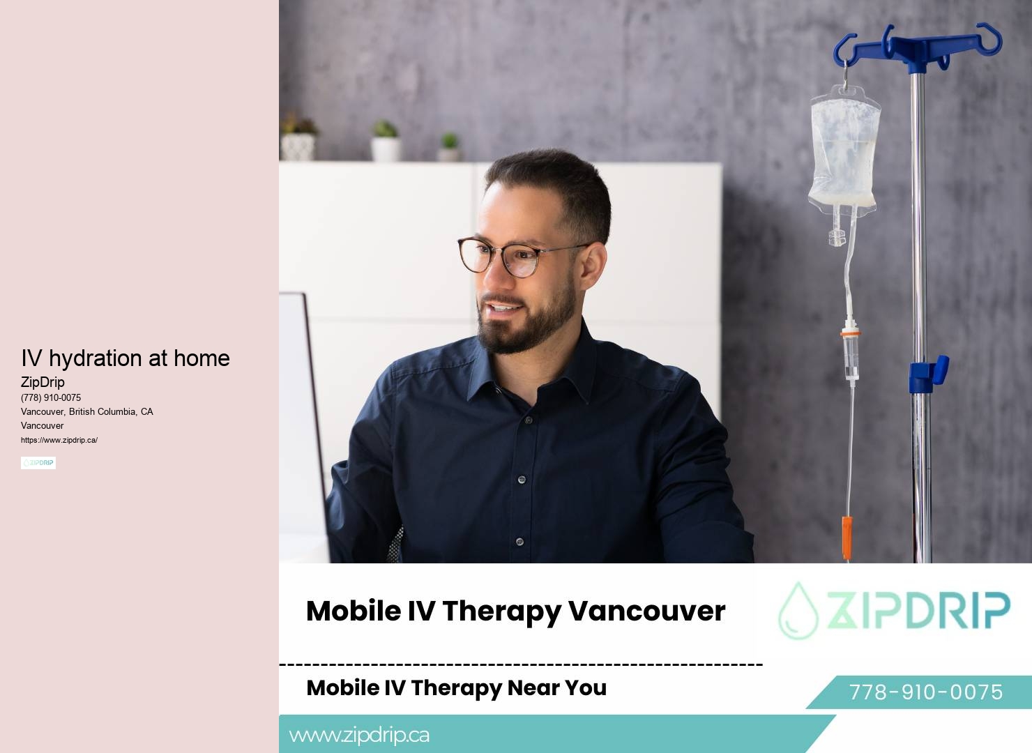 Mobile IV therapy for chemotherapy support Vancouver