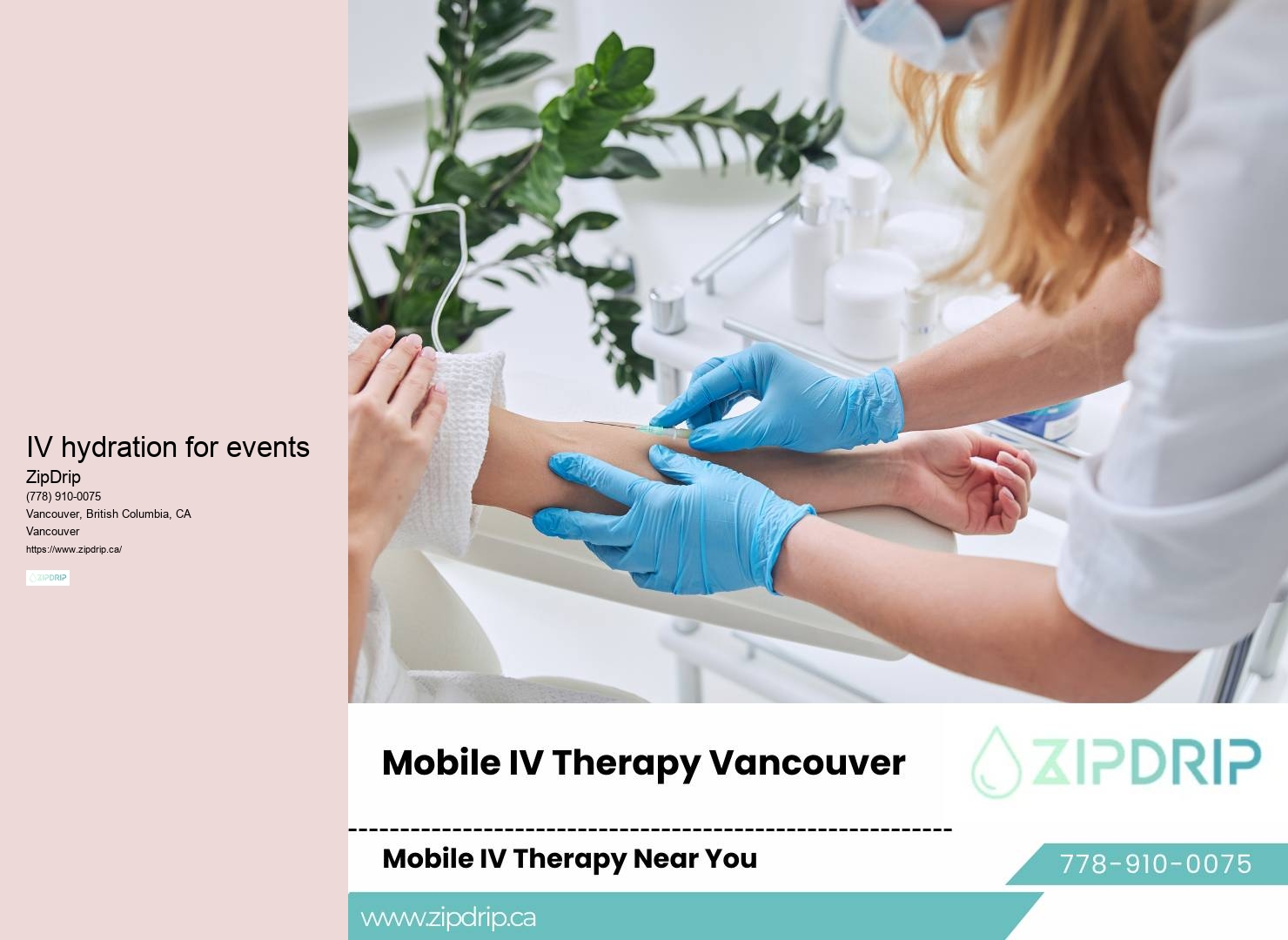IV fluid delivery Vancouver
