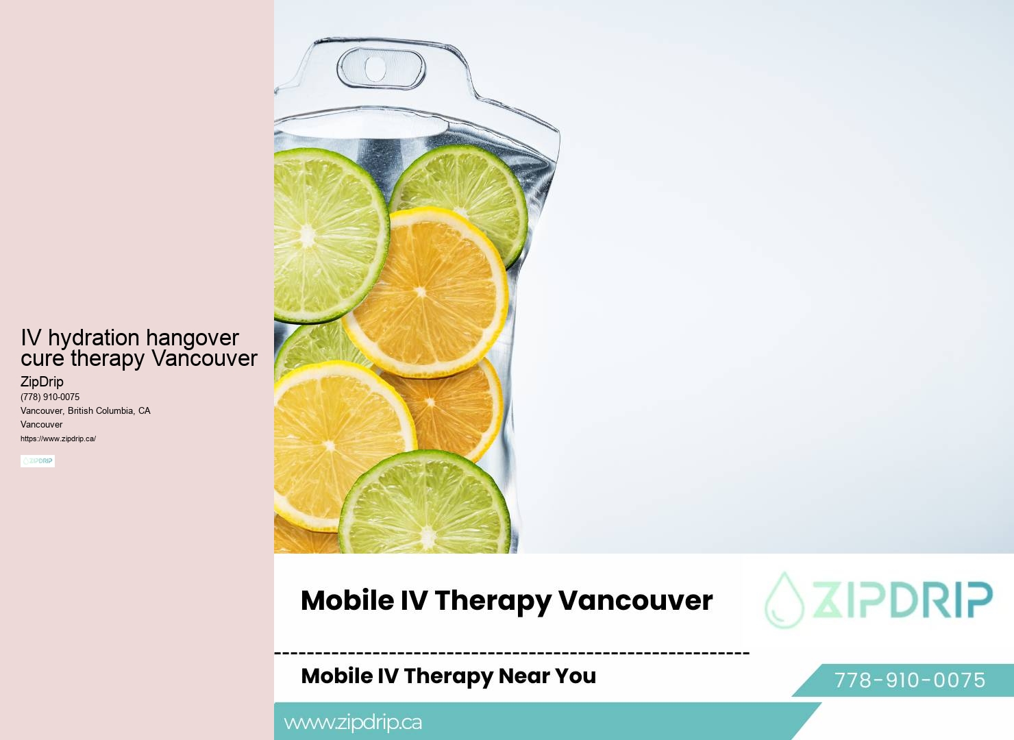 Vancouver IV therapy