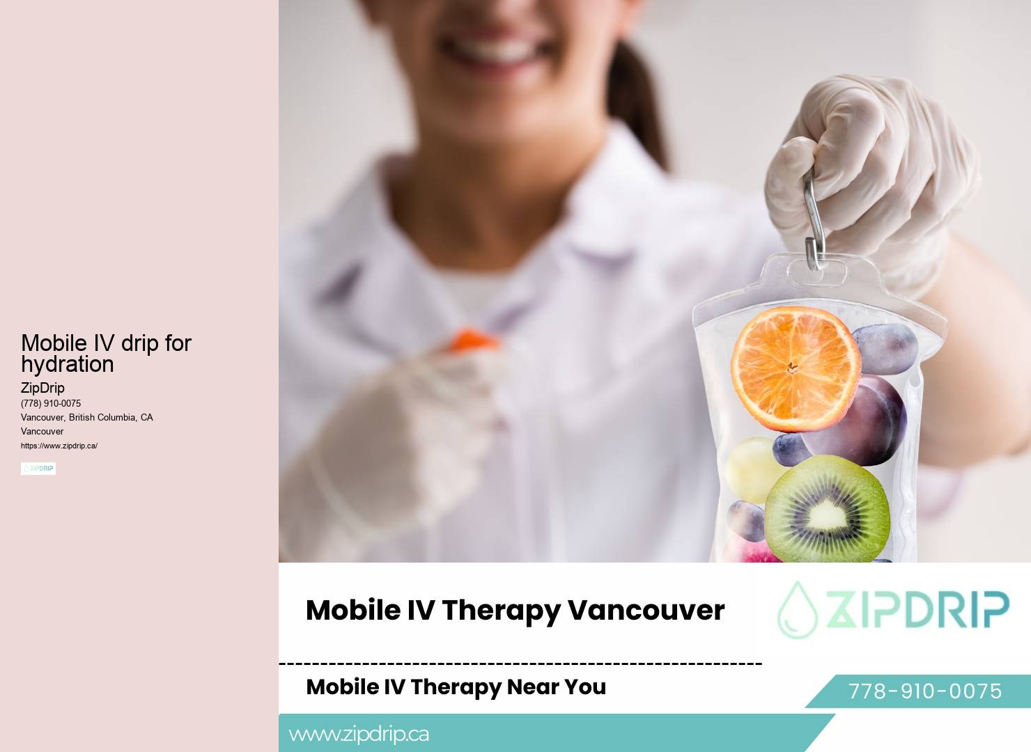 Vancouver mobile wellness van for charity events