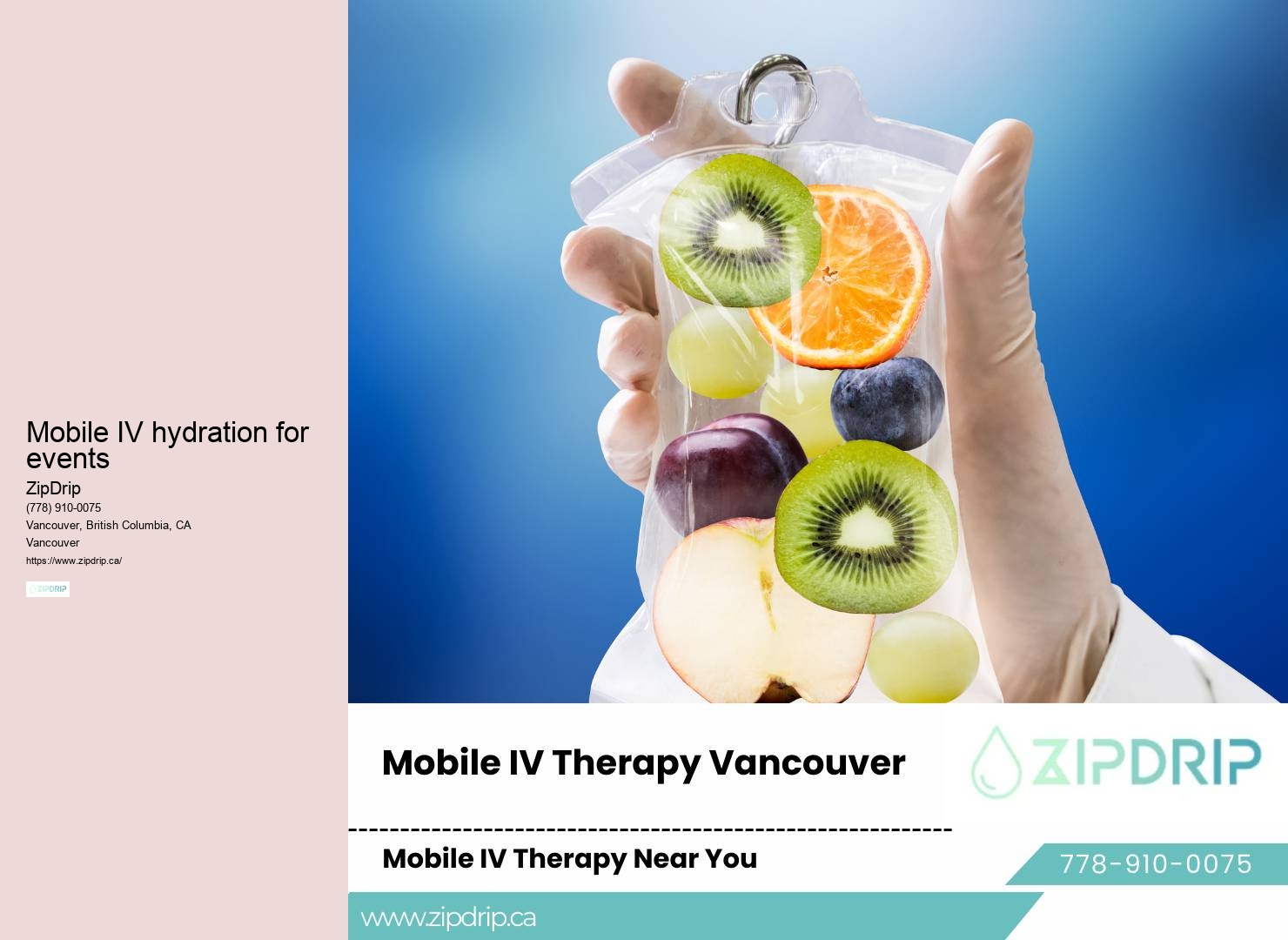 Vancouver mobile wellness clinic for workplace wellness programs