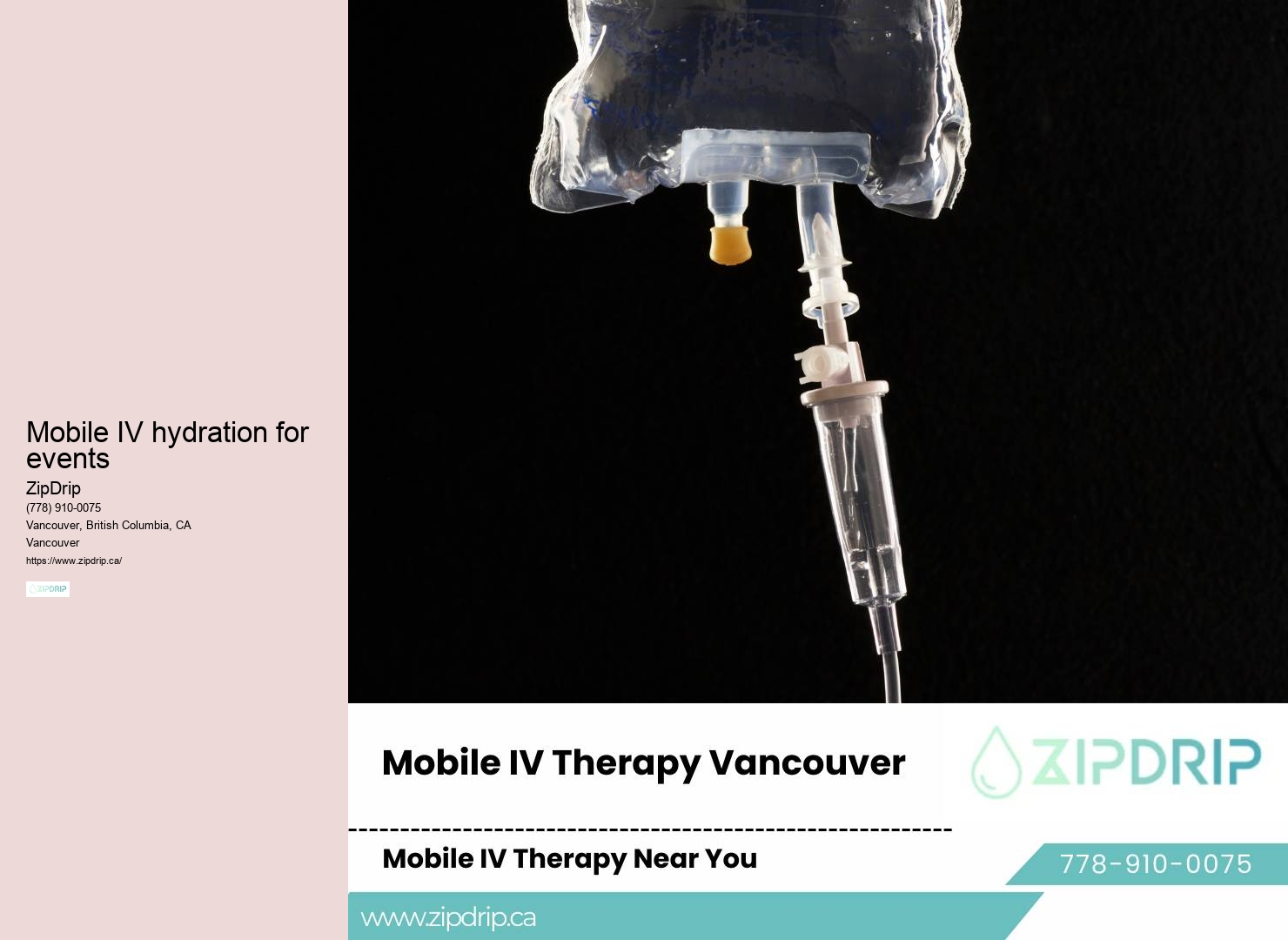 Vancouver IV hydration