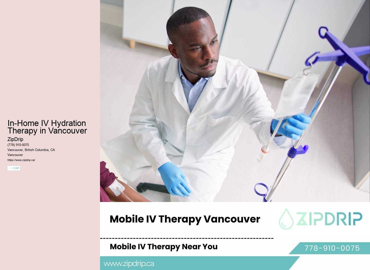 IV Drip Treatment Vancouver