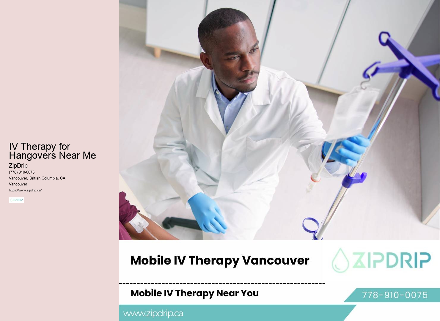 Vancouver IV Hydration Therapy for Health