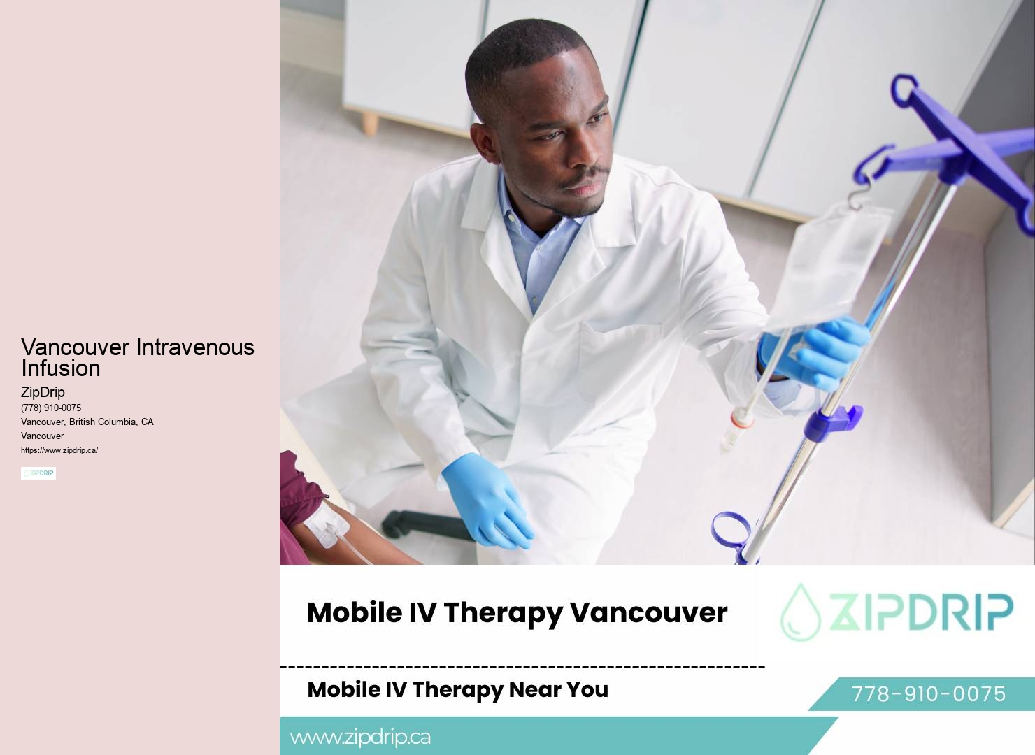 Vancouver Mobile IV Vitamin Infusion Services