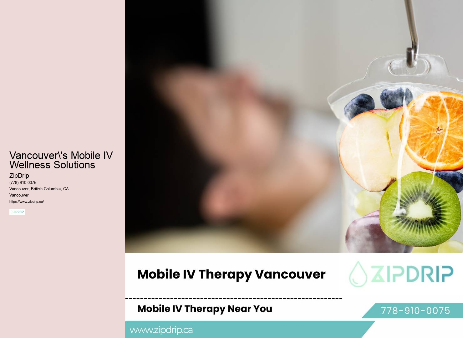IV Therapy for Immune Boosting Vancouver