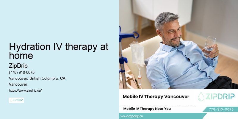 Hydration IV therapy at home