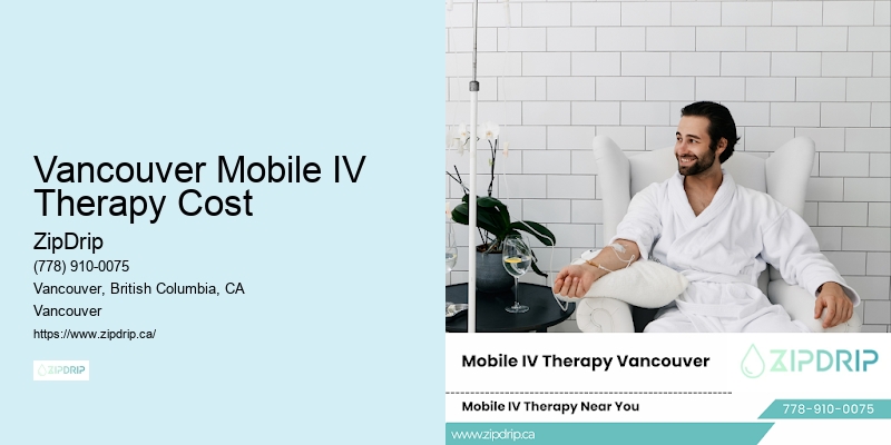 Vancouver Mobile IV Therapy Cost