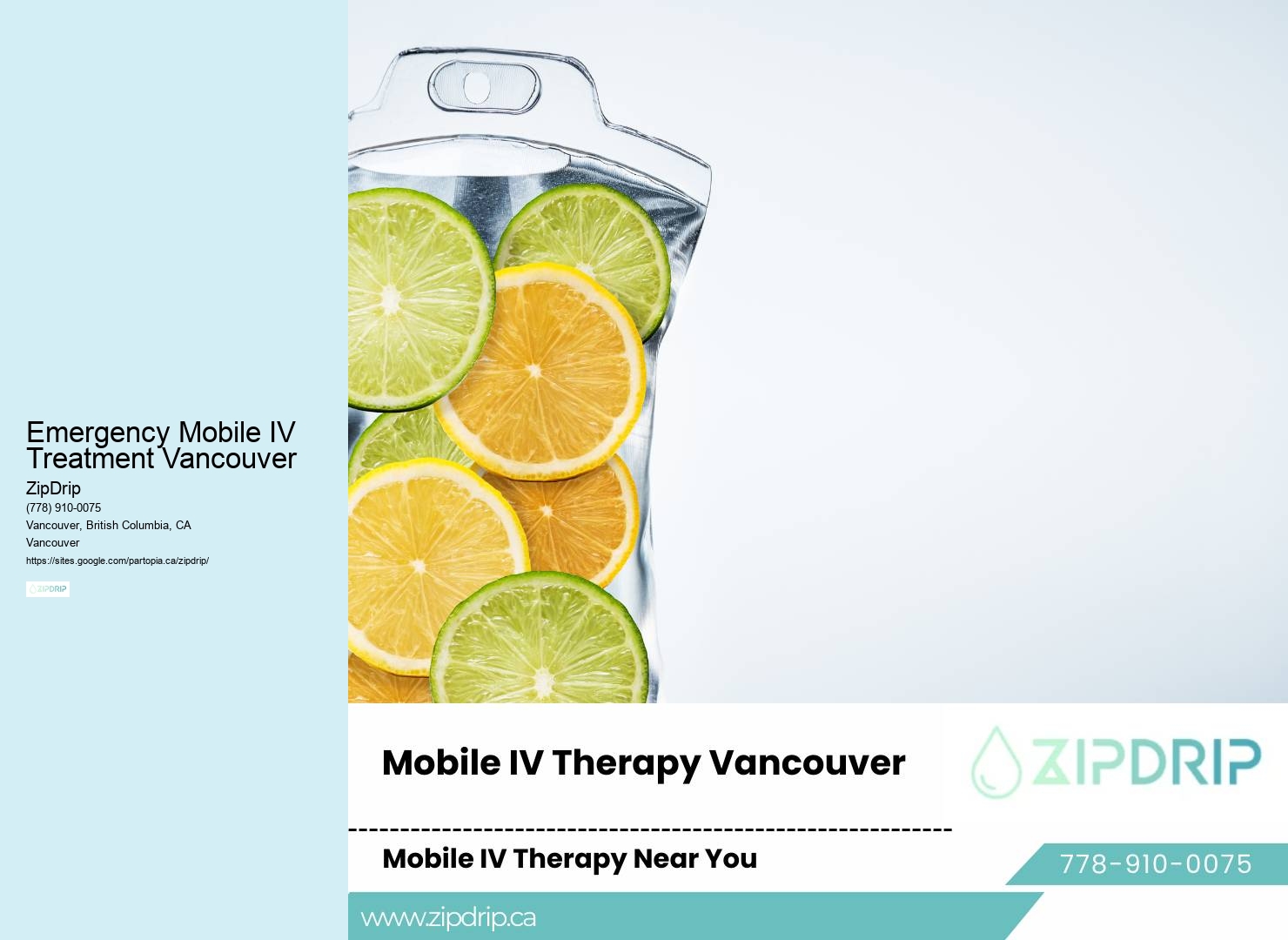 Emergency Mobile IV Treatment Vancouver IV Therapy for Flu Recovery