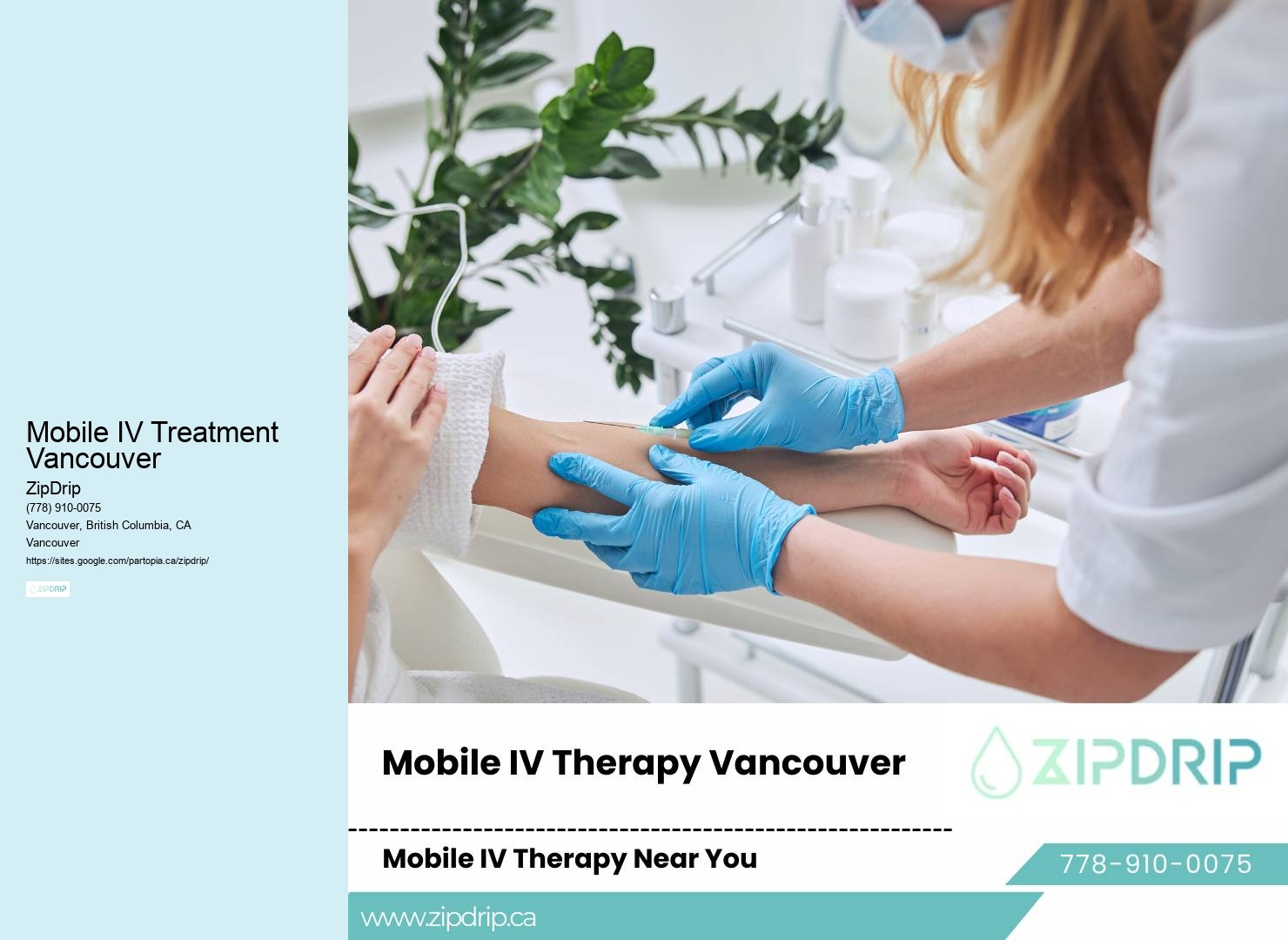 IV Therapy for Muscle Recovery Mobile IV Treatment Vancouver