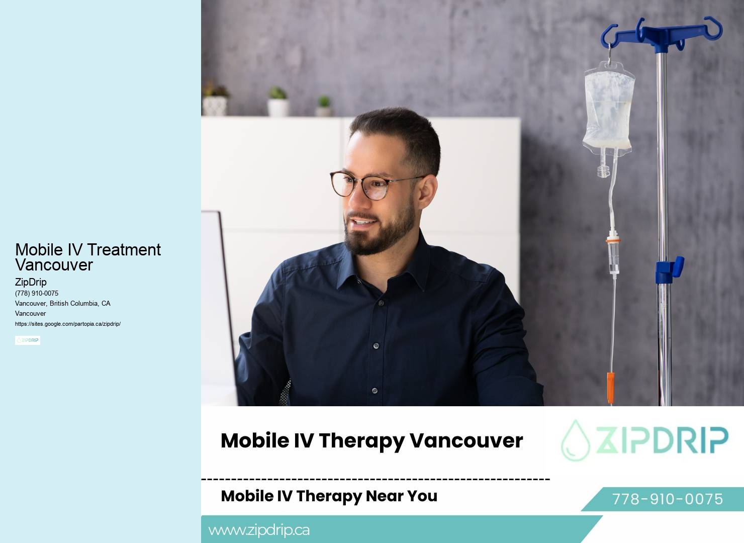 IV Drip Therapy Mobile IV Treatment Vancouver
