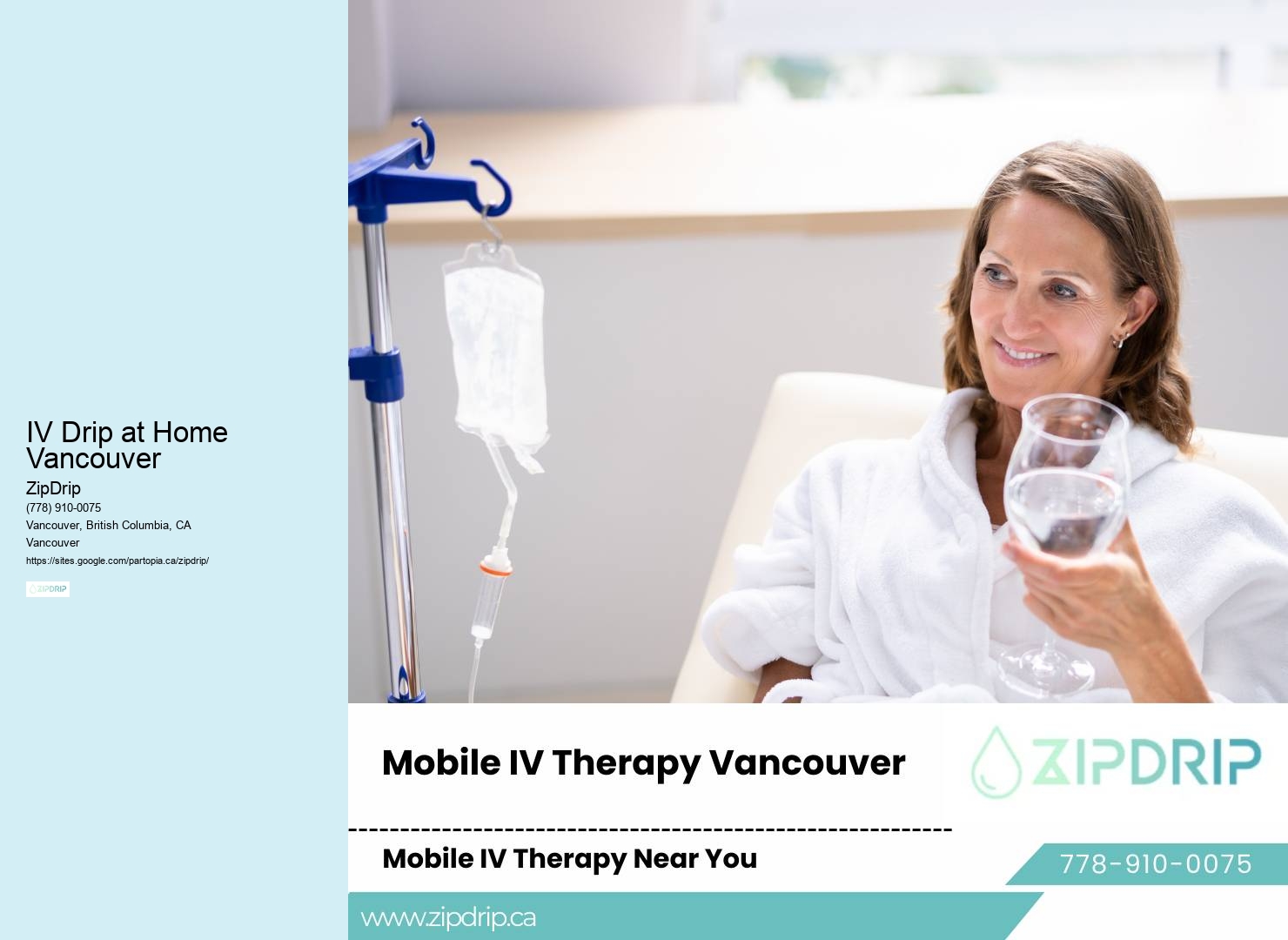 IV Drip at Home Vancouver Wellness IV Therapy