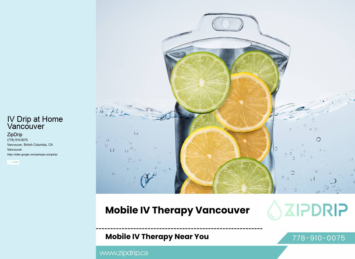 Mobile Vitamin IV Therapy For Wellness