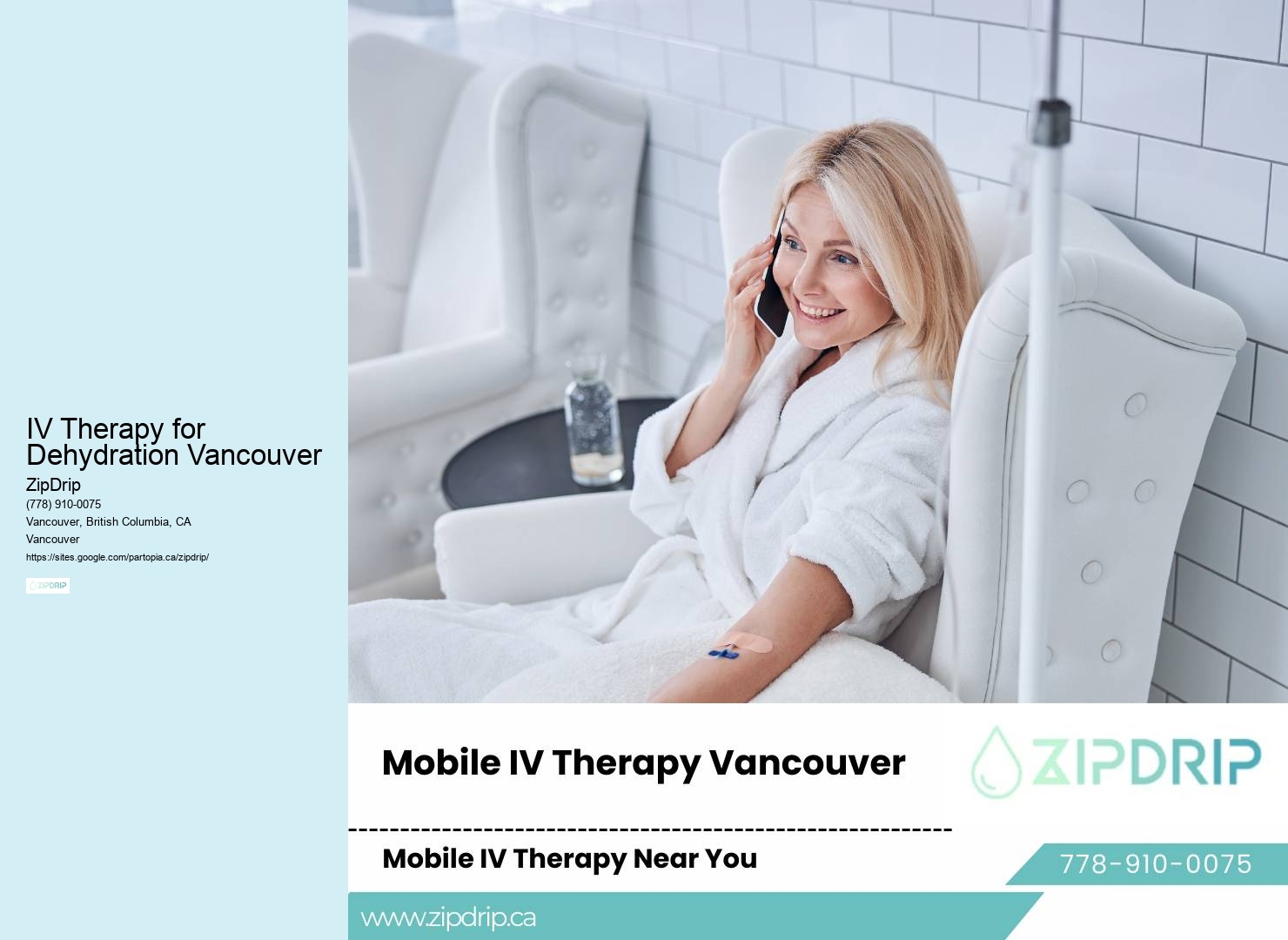 IV Therapy for Dehydration Vancouver Mobile IV Services Reviews
