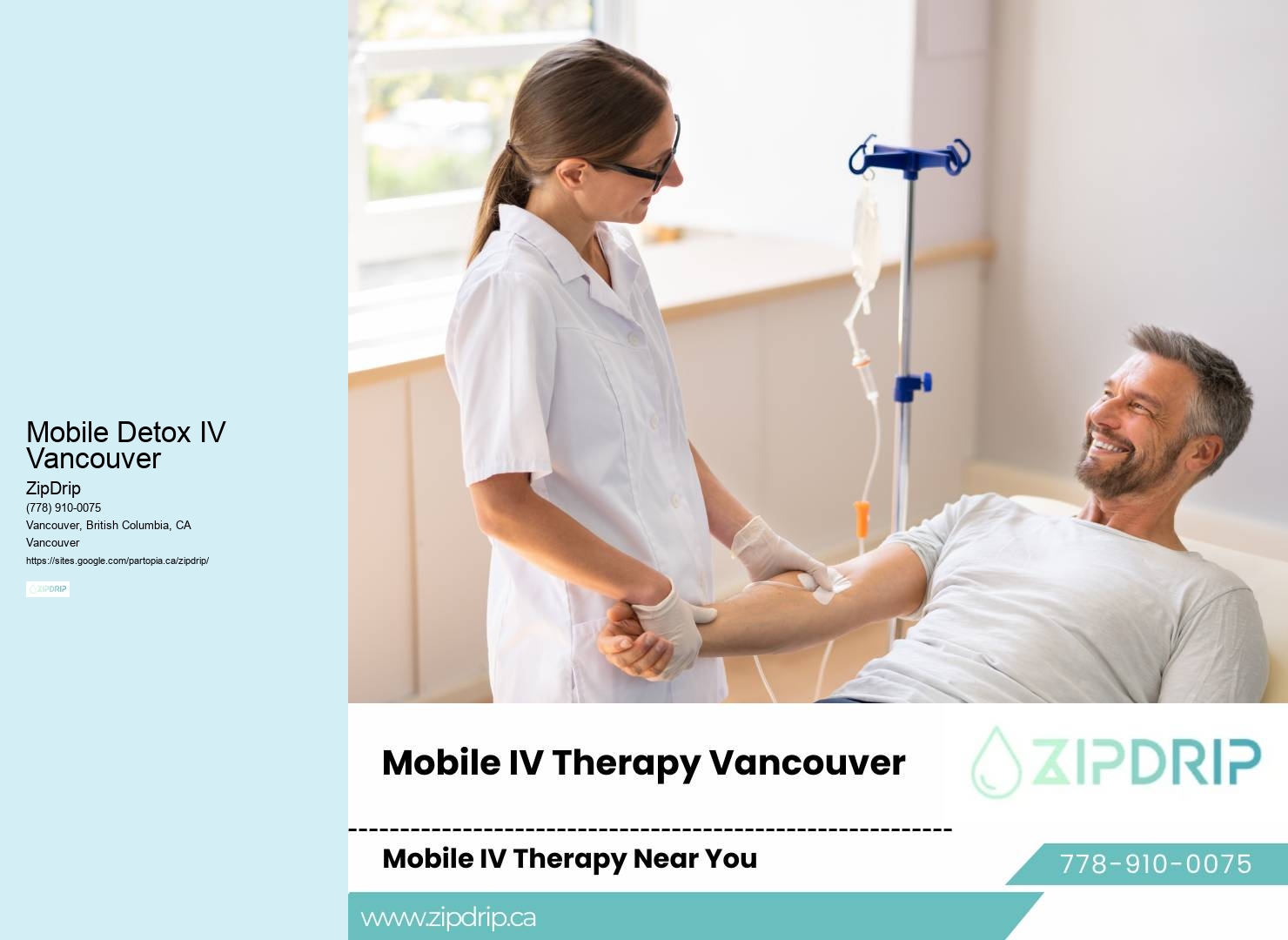 IV Therapy for Mood Enhancement Mobile Detox IV Vancouver