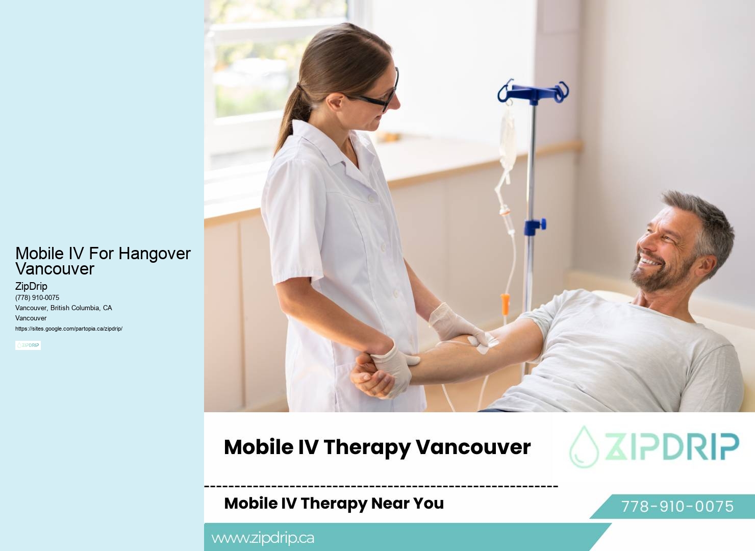 Affordable Mobile IV Treatment Mobile IV For Hangover Vancouver