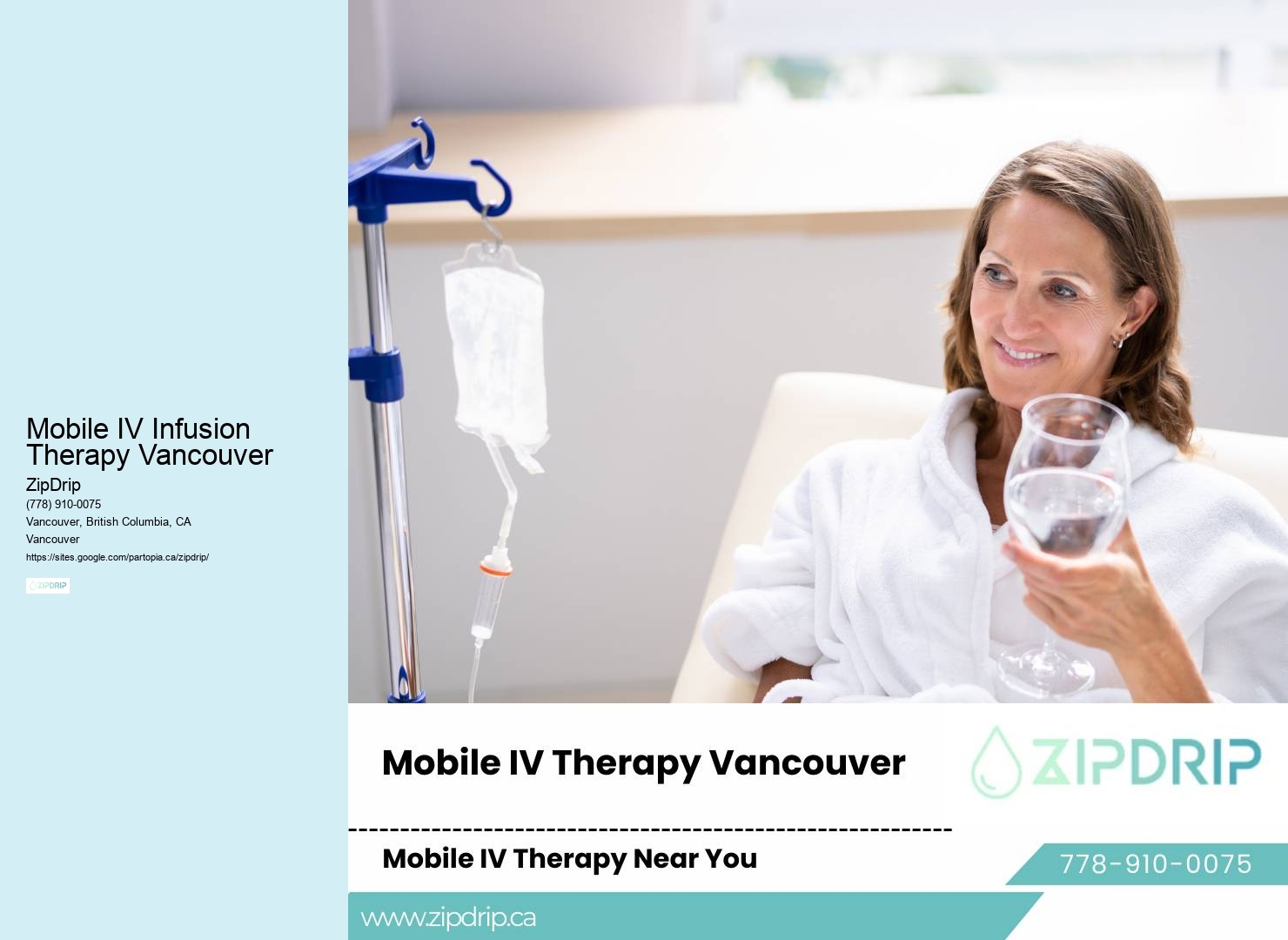 Affordable IV Therapy Mobile IV Infusion Therapy Vancouver