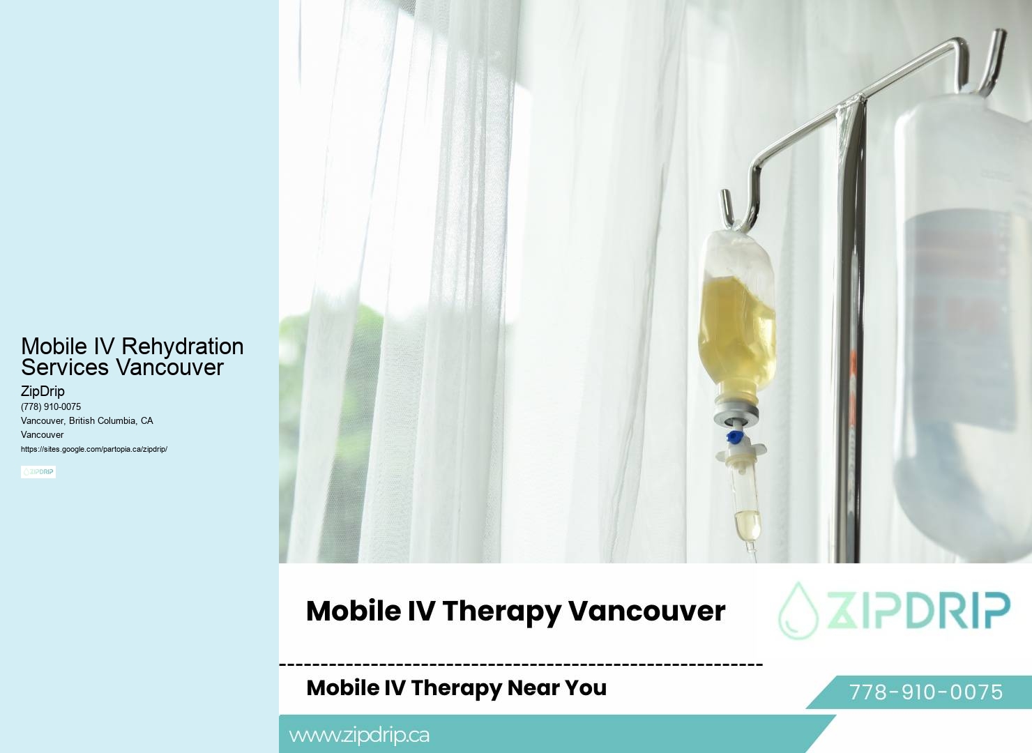 Mobile IV Rehydration Services Vancouver IV Therapy for Immune Support