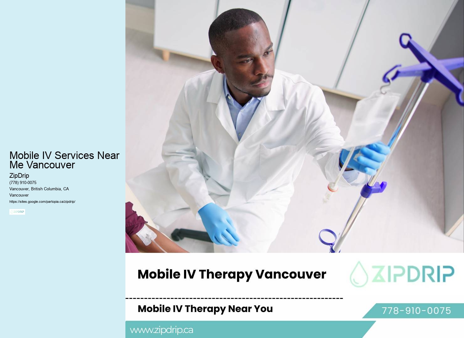 IV Therapy for Immune Boost Mobile IV Services Near Me Vancouver