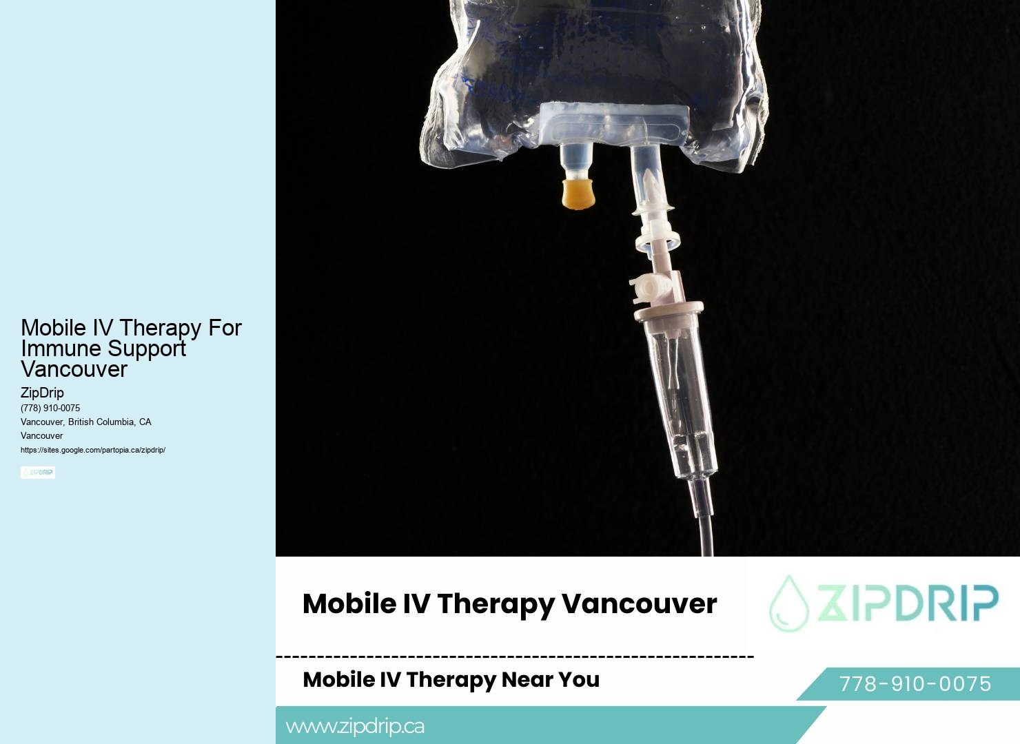 Mobile IV Therapy Reviews Mobile IV Therapy For Immune Support Vancouver