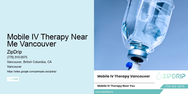 Mobile IV Therapy Near Me Vancouver