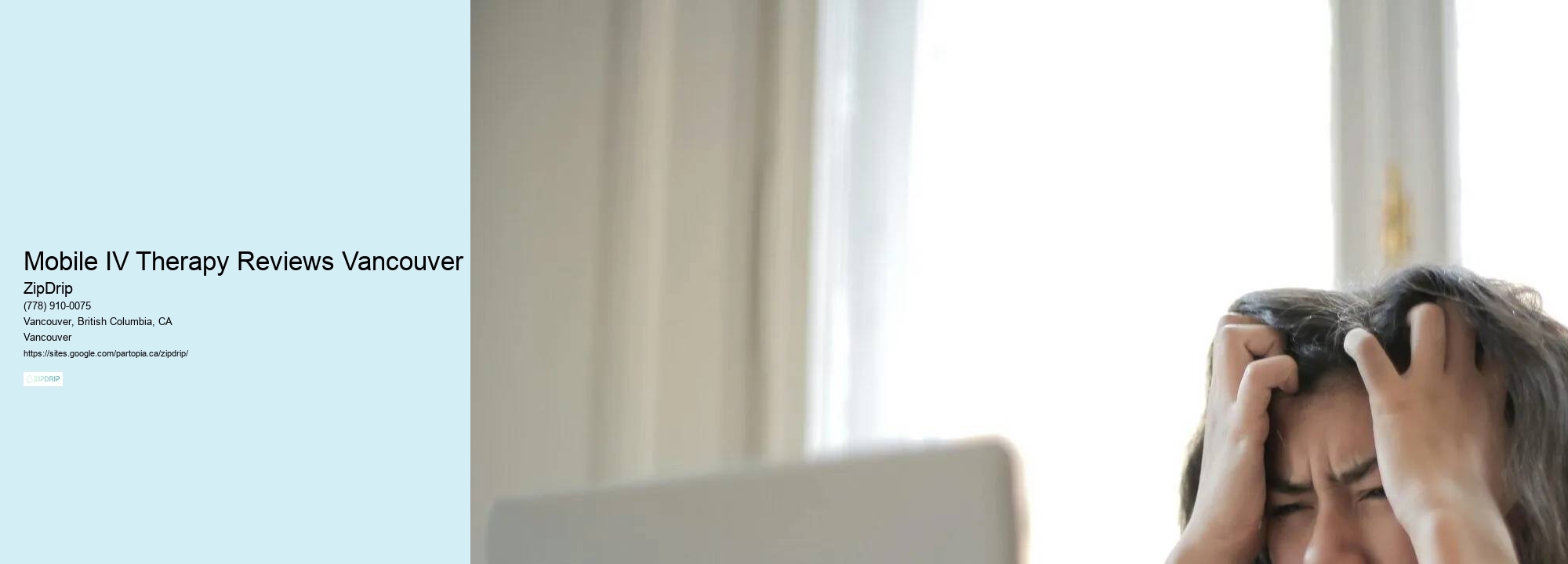 At-Home IV Drip Services Mobile IV Therapy Reviews Vancouver