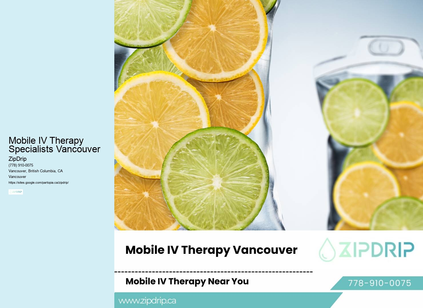 Mobile IV Therapy Specialists Vancouver Mobile IV Hydration Therapy