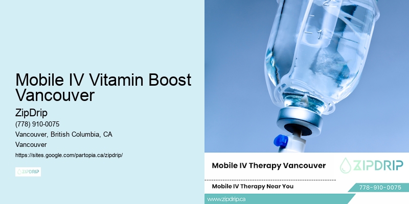 Mobile IV Vitamin Boost Vancouver