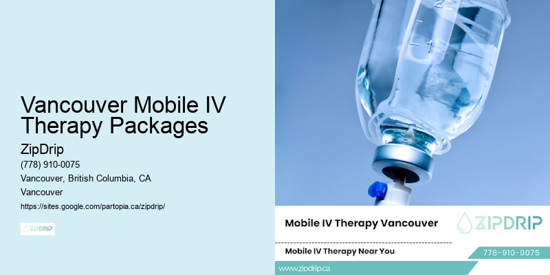 Vancouver Mobile IV Therapy Packages