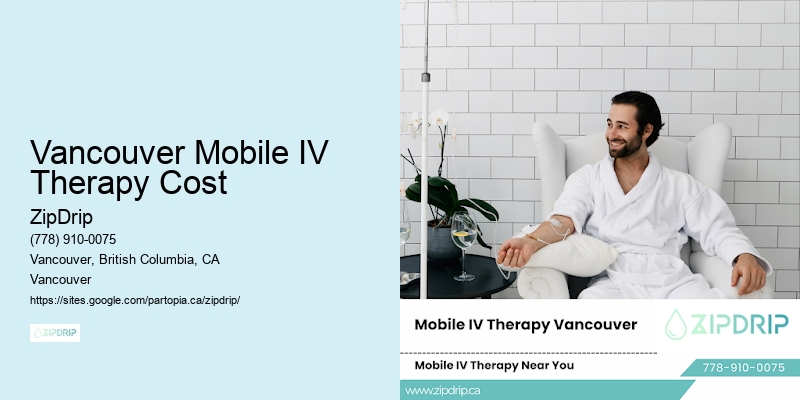 Vancouver Mobile IV Therapy Cost
