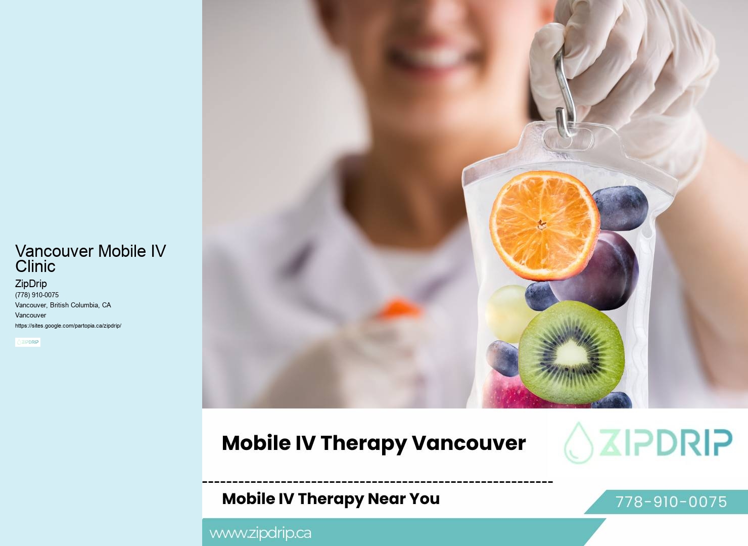 Affordable IV Drip Therapy Vancouver Mobile IV Clinic