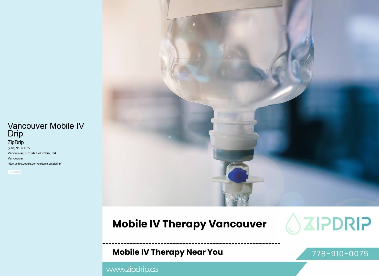 Holistic IV Therapy Vancouver Mobile IV Drip