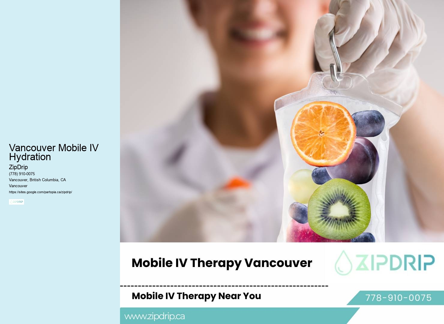 Vancouver Mobile IV Hydration IV Therapy at Home