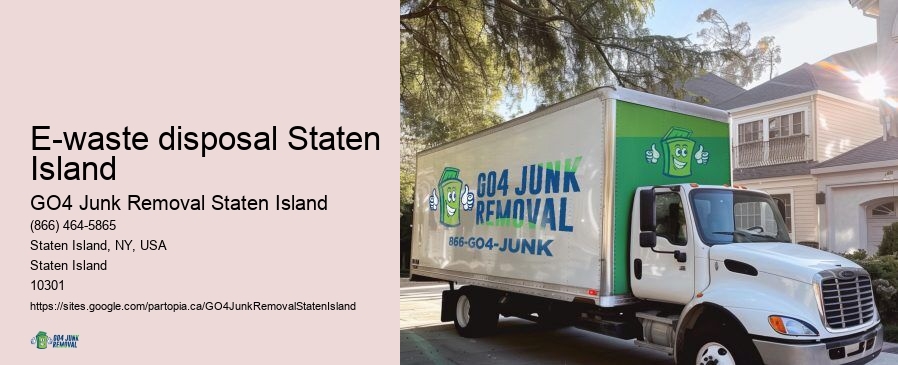 Full service junk removal E-waste disposal Staten Island