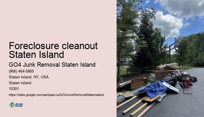 Foreclosure cleanout Staten Island furniture removal