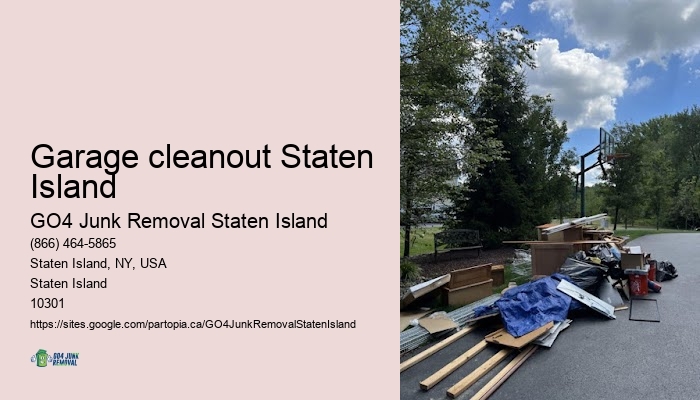 Garage cleanout Staten Island junk hauling service
