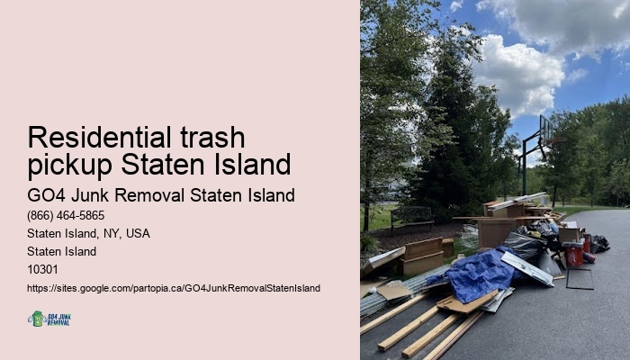 Residential trash pickup Staten Island clean and haul
