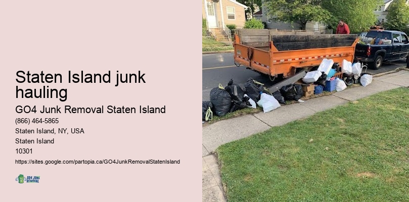 Staten Island junk hauling yard waste pickup
