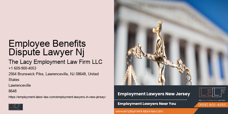Employment Discrimination Attorney Employee Benefits Dispute Lawyer Nj
