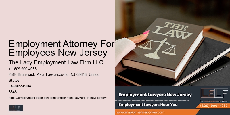Employment Attorney For Employees New Jersey