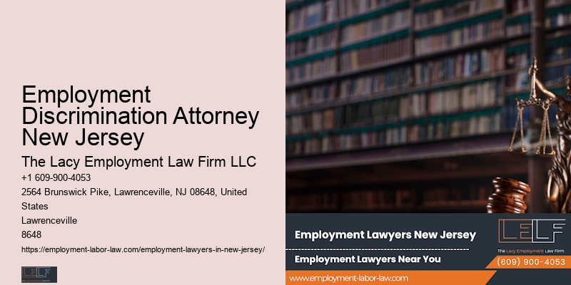 Workplace Law Expert Employment Discrimination Attorney New Jersey