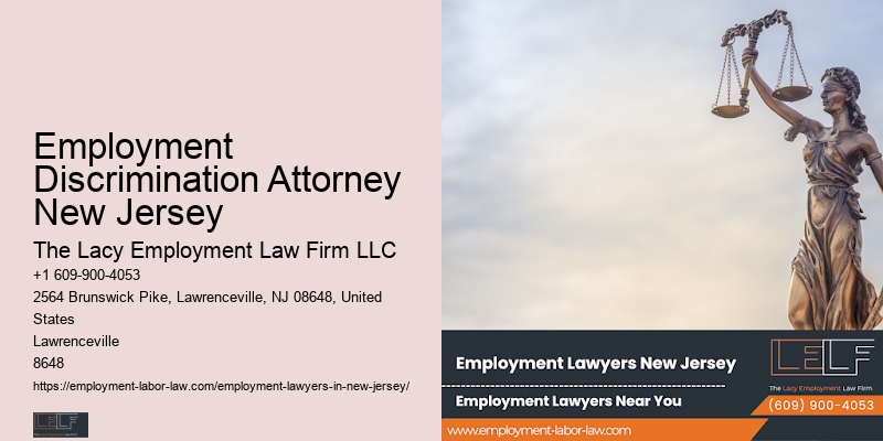 Employment Discrimination Attorney New Jersey Labor Law Expert