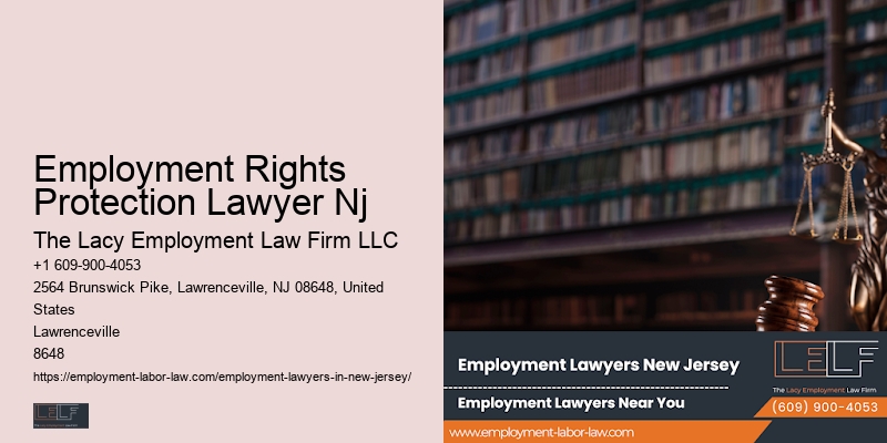 Employment Legal Support Employment Rights Protection Lawyer Nj