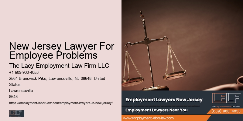 Local Employment Attorney New Jersey Lawyer For Employee Problems