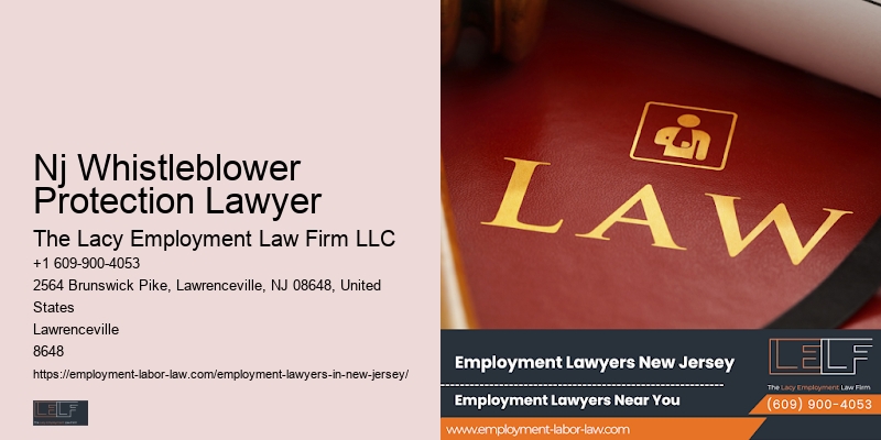 Legal Help For Unfair Termination Nj