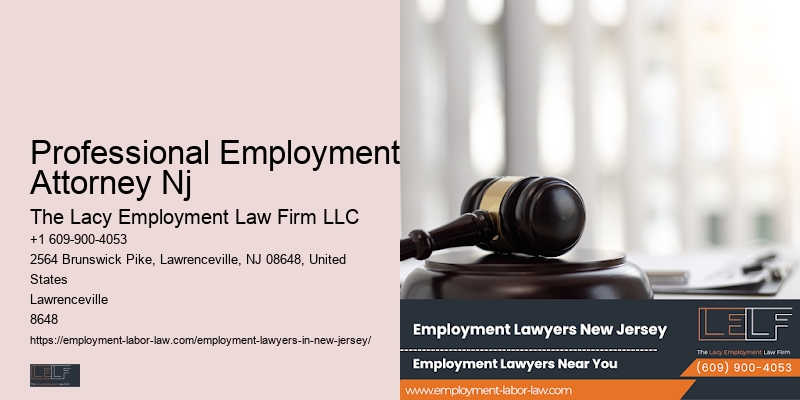 Wrongful Termination Attorney Professional Employment Attorney Nj